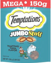 Temptations Jumbo Stuff Tempting Tuna Flavor Cat Treats 5.29oz