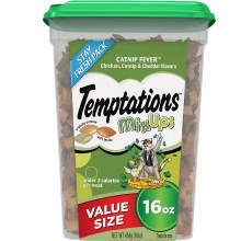 Temptations MixUps Catnip Fever Cat Treats 16oz