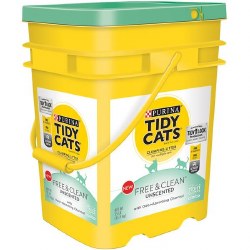 Tidy Cats Free & Clean Unscented Clumping Cat Litter 35lb