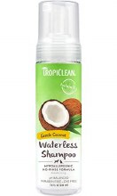 TropiClean Hypoallergenic Waterless Shampoo for Pets in Gentle Coconut 8oz