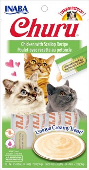 Churu Puree Chicken with Scallop 4 Pack 2oz