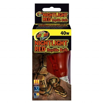 Zoo Med Nightlight Red Reptile Bulb 40w