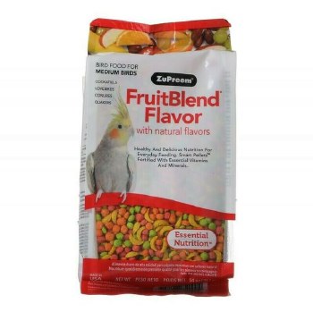 ZuPreem FruitBlend Flavor with Natural Flavors for Medium Birds 14oz