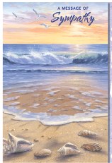 Sympathy Card By The Sea