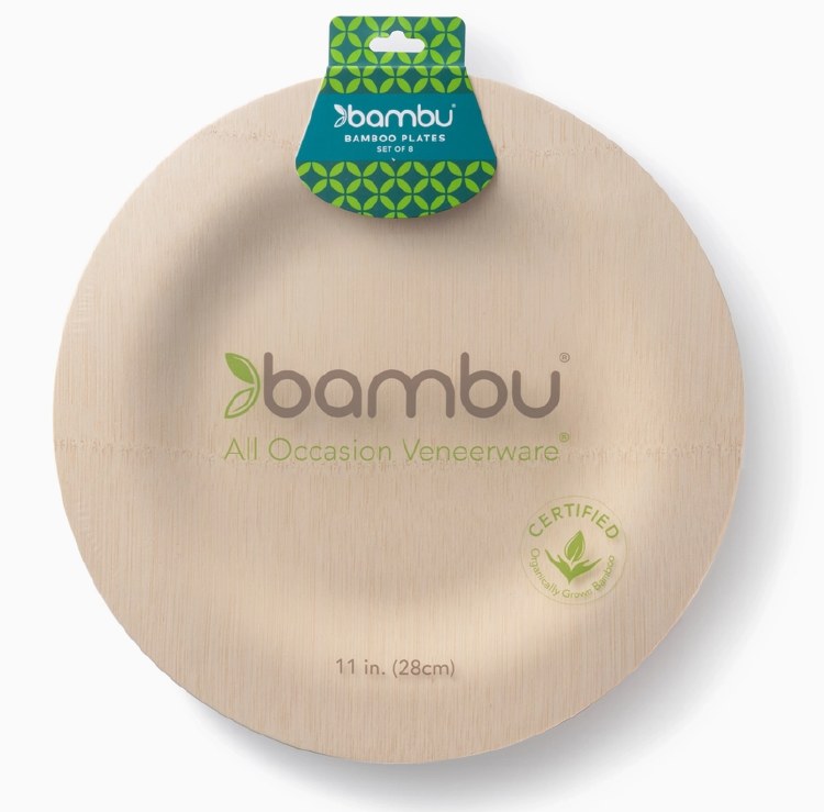 Bamboo 11in Plates 8pk