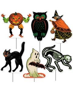 Vintage Halloween Yard Signs