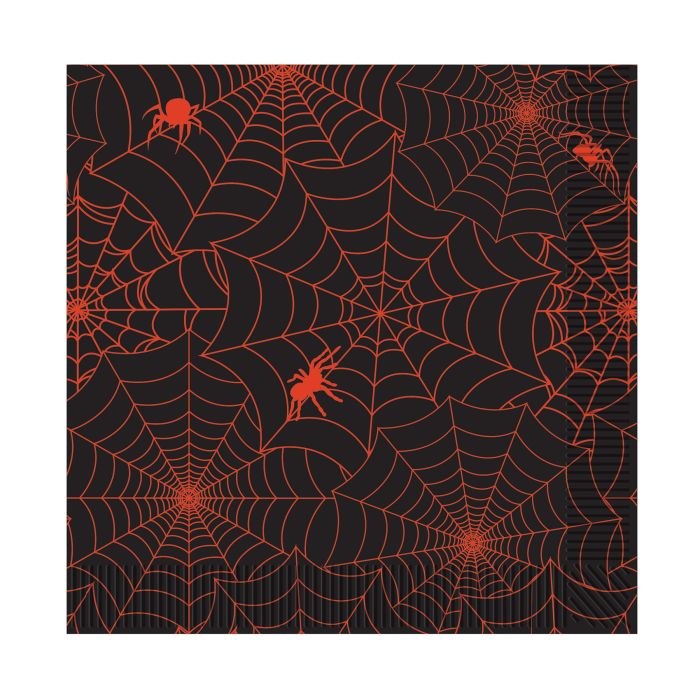 Spider Web Lunch Napkins 16ct