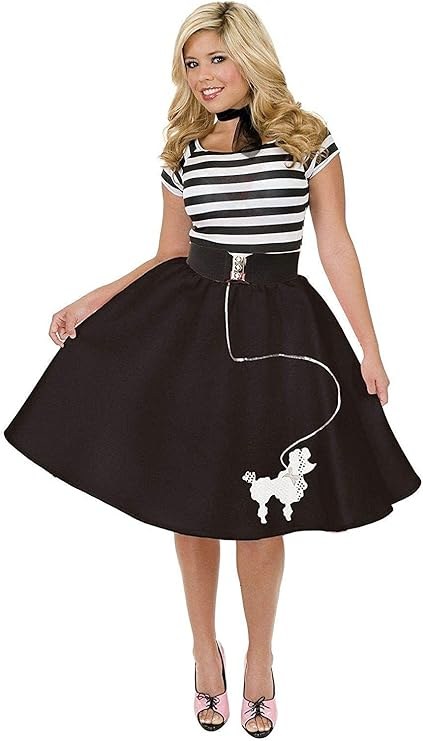 Poodle Skirt Black M