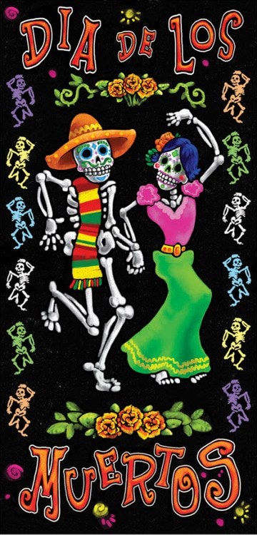 Day of Dead Door Cover