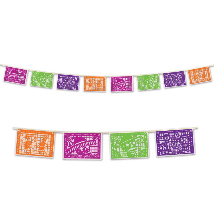 Day Of The Dead Pennant Banner 12ft