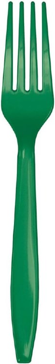 Emerald Green Forks 24ct