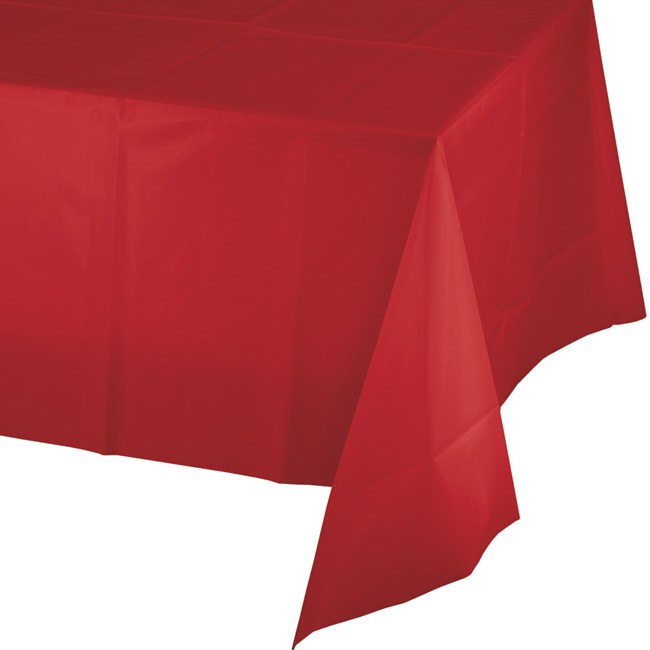 Classic Red Pl Tablecover