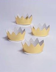 Mini Foil Crowns ~ 6 Pack