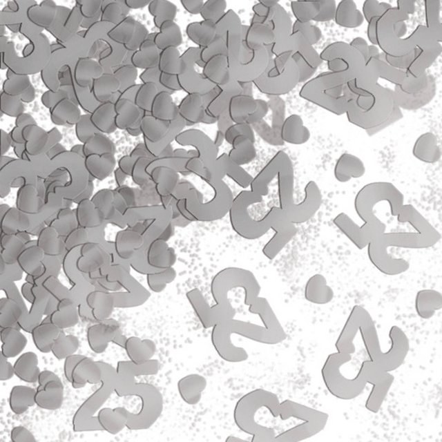 Silver Annvrsry Confetti