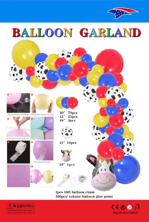 Farm • Balloon Garland DIY Kit (AIR ONLY/NO HELIUM/DIY ONLY)