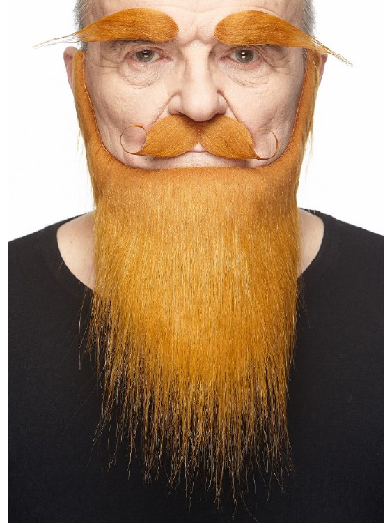 Beard/Handlebar Kit Red