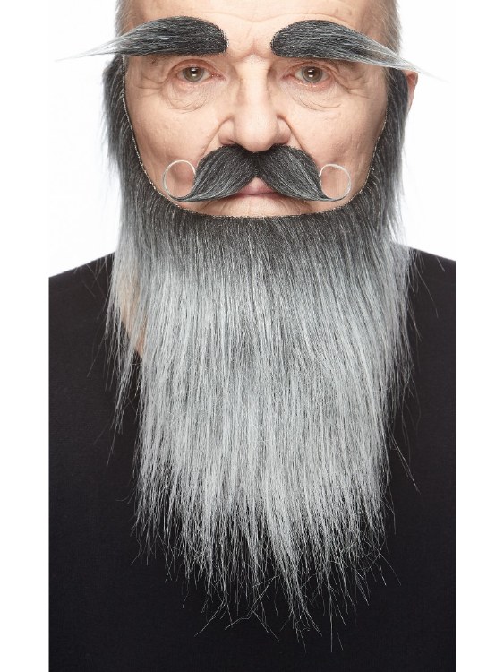 Beard/Handlebar Kit Grey
