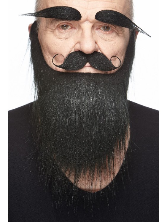 Beard/Handlebar Kit Black