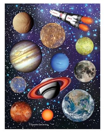 Space Blast Value Stickers
