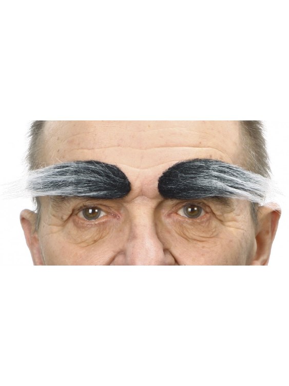 Bushy Eyebrows - Grey/White
