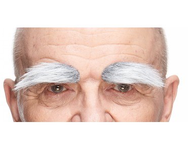 Bushy Eyebrows - Silver/Grey