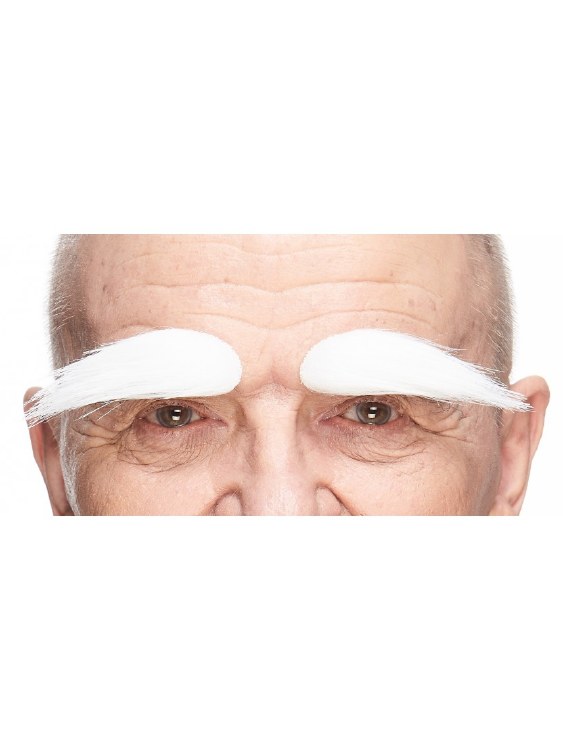 Bushy Eyebrows - White