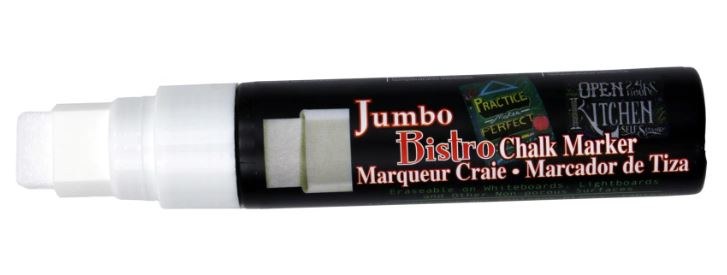 Bistro Chalk Marker Jumbo WHT