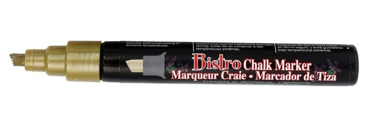Bistro Chalk Chisel Marker GLD