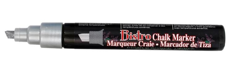 Bistro Chalk Chisel Marker SLV