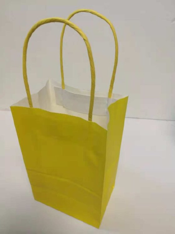 Craft Bag 5x8in Yellow 12ct