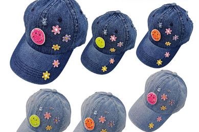 Hat Denim Cap Sequins