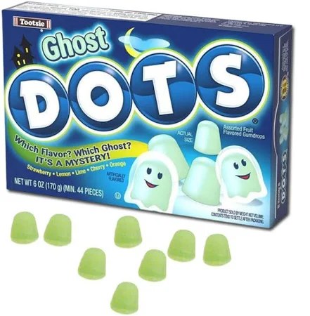 Candy Ghost Tootsie Dots