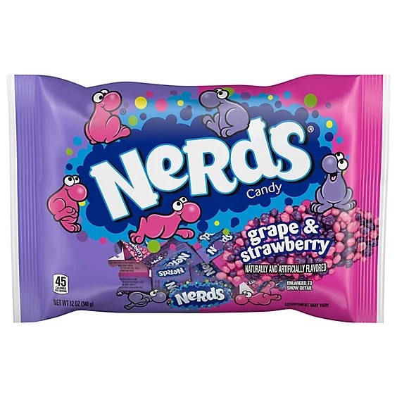 Nerds, Grape &amp; Strawberry • 12oz. Bag