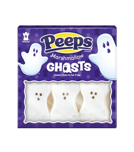 Hlwn Peeps Ghosts 6ct