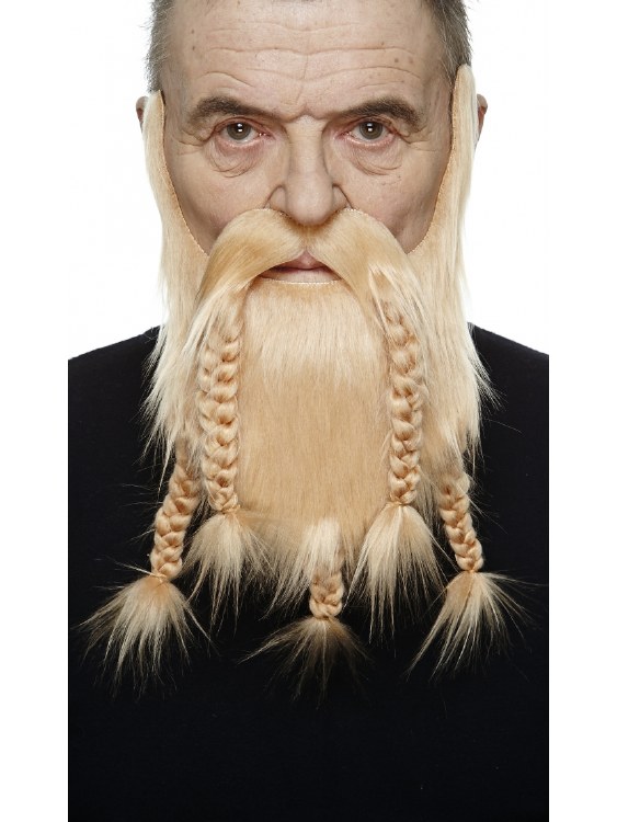 Long Braided Beard Blonde