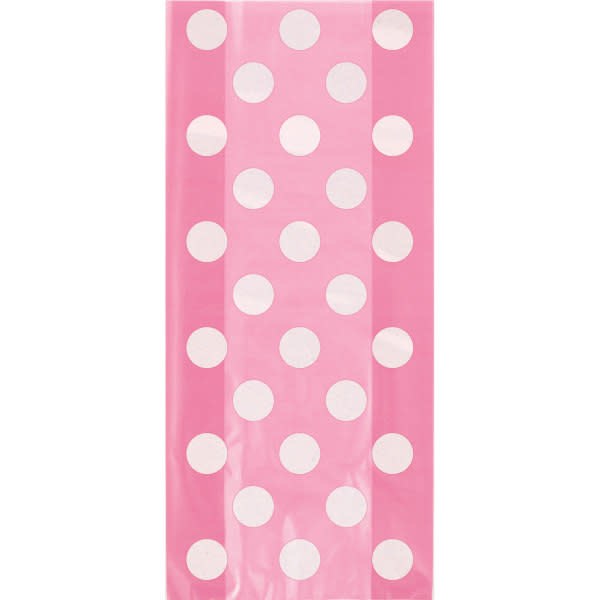 Cello Bags Pink Dots