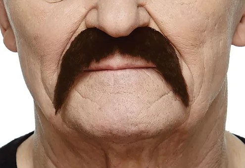 Moustache Cowhand Dark Brown