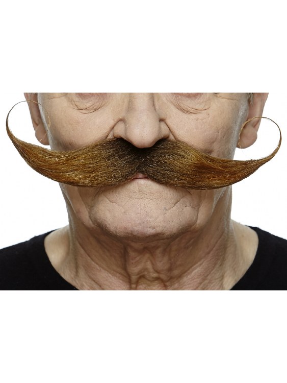 Moustache Curled Brown