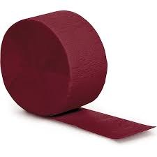 Streamer 81" Burgundy