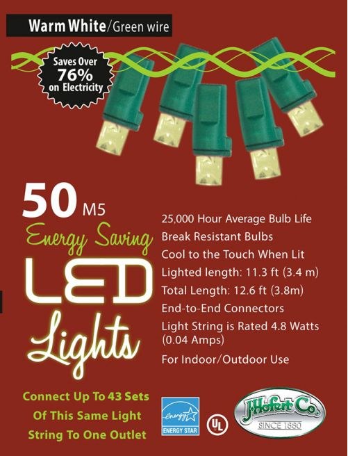 String Lights Warm White 50ct