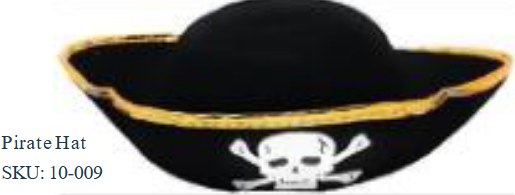 Hat Pirate Classic w/ Gold
