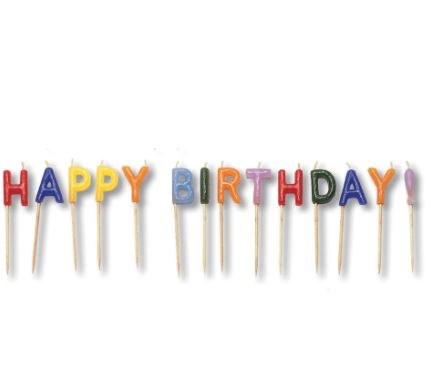 Candles Happy Birthday Pick