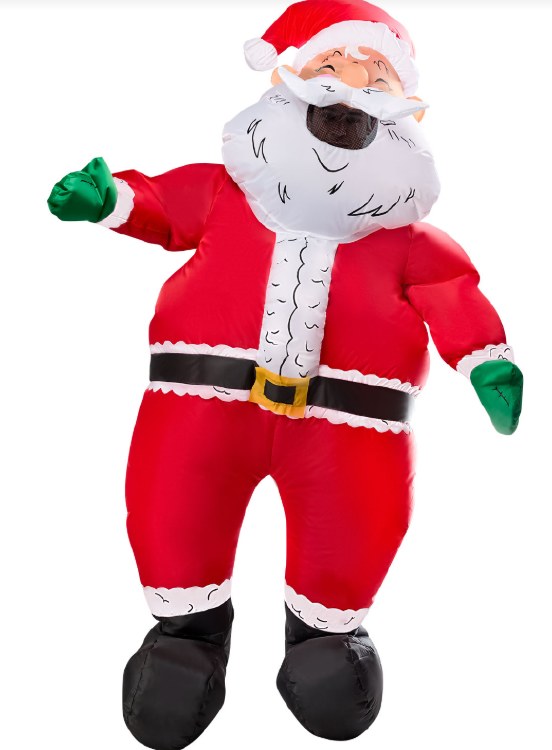 Santa Suit Inflatable Adult OS