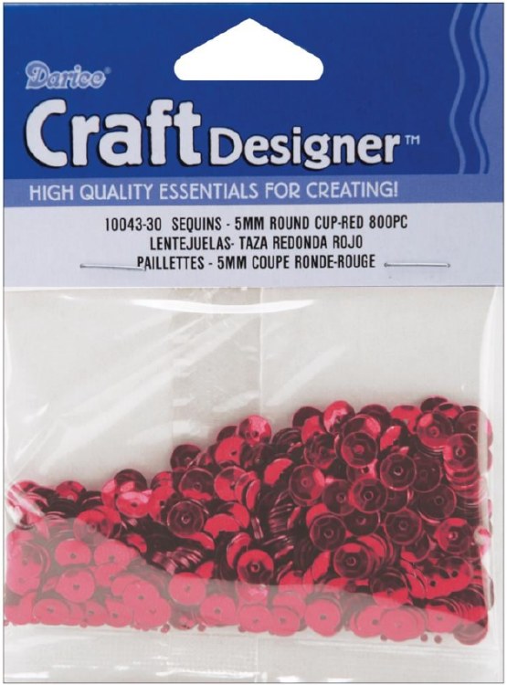 Sequins Red 200pcs