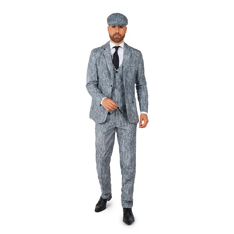 20's Gangster Grey Suit Medium