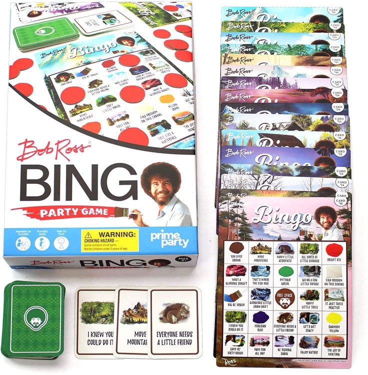 Bob Ross Bingo Game