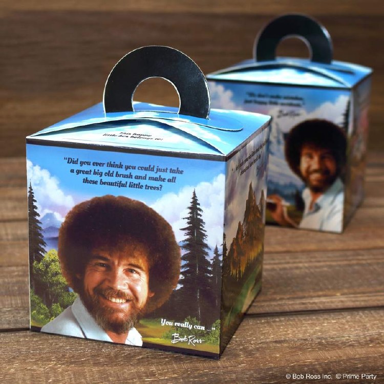 Bob Ross Favor Boxes 8ct