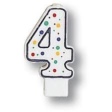 Candle 4 Polka Dots