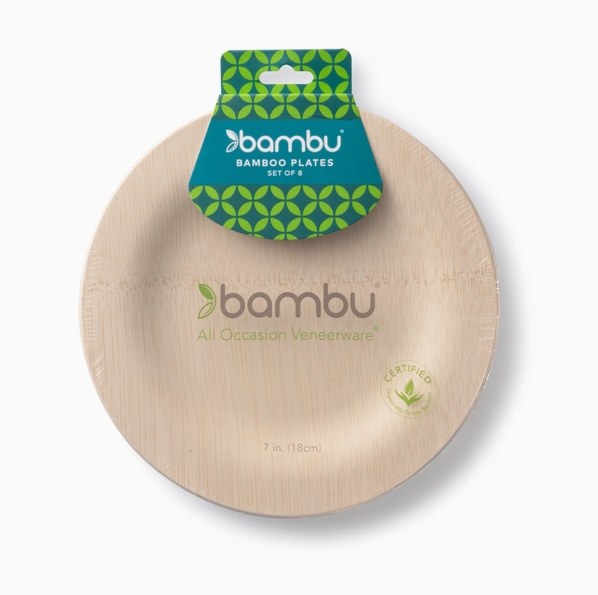Bamboo 7in Plates 8pk