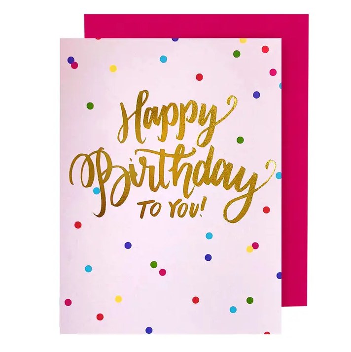 Card Happy Birthday To You